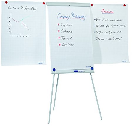 Franken X-tra Line Standard EL-FC20 tablica flipchart, jasnoszare 180 cm EL-FC22