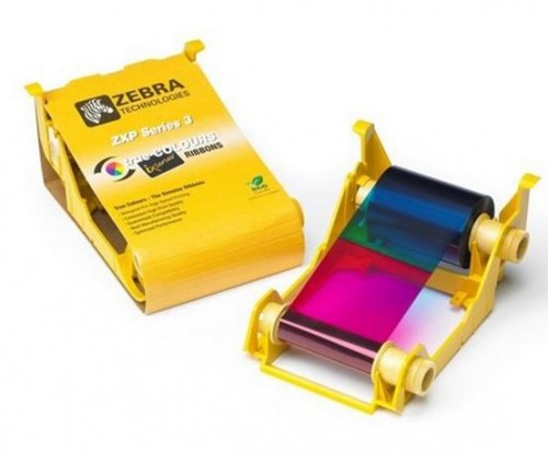 ZEBRA Kolorowa taśma barwiąca do drukarki Zebra ZXP3
