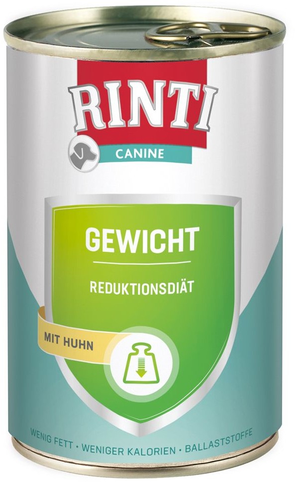 Rinti Canine Weight z kurczakiem 6 x 800 g| Dostawa GRATIS od 89 zł + BONUS do pierwszego zamówienia