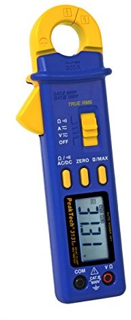 PeakTech P 3131 - Amperomierz cęgowy ~ 4.000 zliczeń ~ 300 A AC/DC z TrueRMS & DMM P 3131eff
