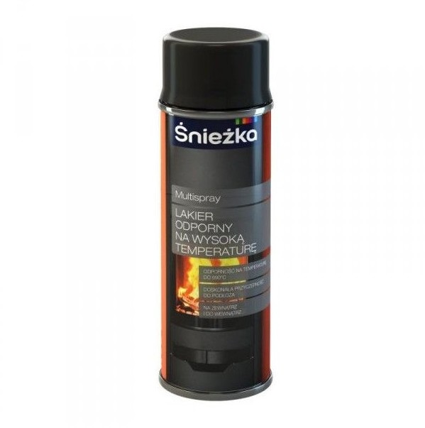 Śnieżka Spray wysokotemperaturowy czarny 400 ml 736571