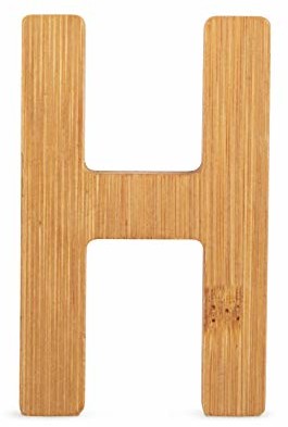 small foot Small Foot by Legler ABC litera H z bambusa pochodzącego ze zrównoważonej produkcji, super możliwość połączenia z innymi literami jako dekoracją lub tabliczką na drzwi, szczególnie dobrze nadaje się d