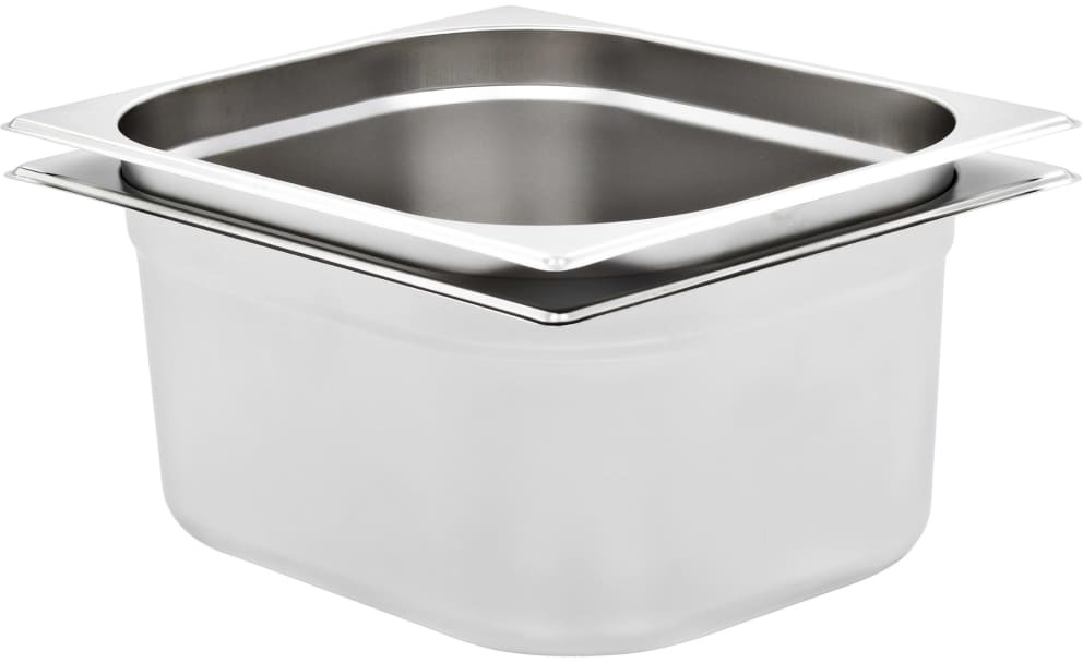 vidaXL vidaXL Tace gastronomiczne, 2 szt., GN 1/2 150 mm, stal nierdzewna