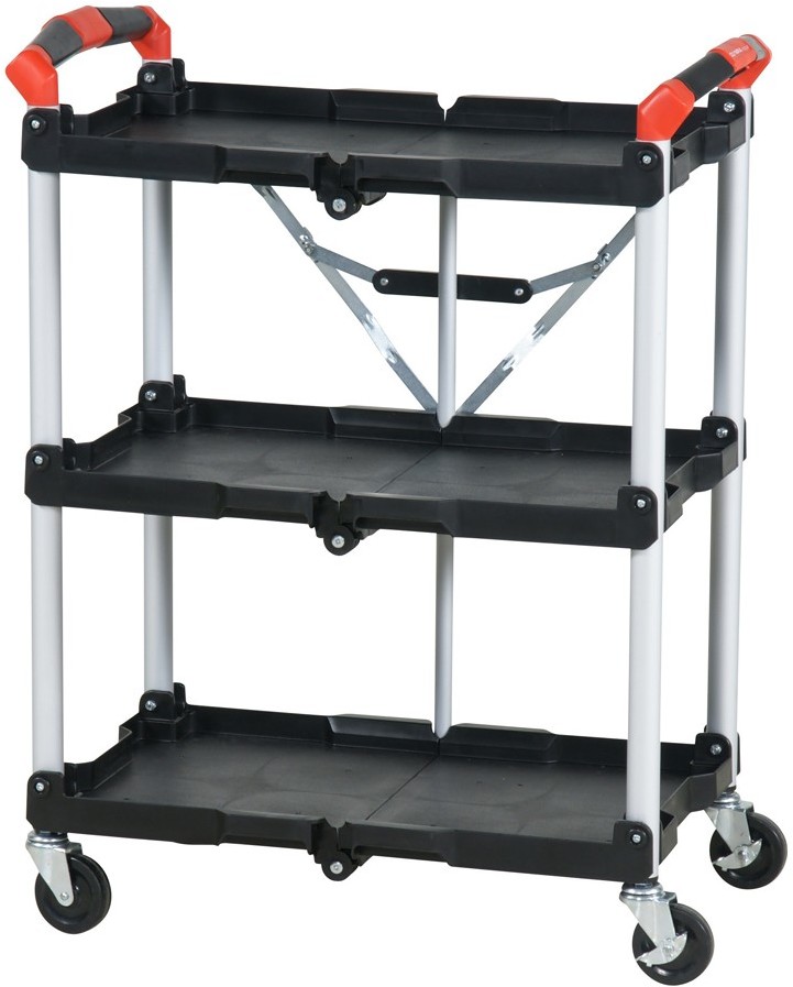 intra.se Swedmach Składany Wózek Serwisowy Z 3 Półkami