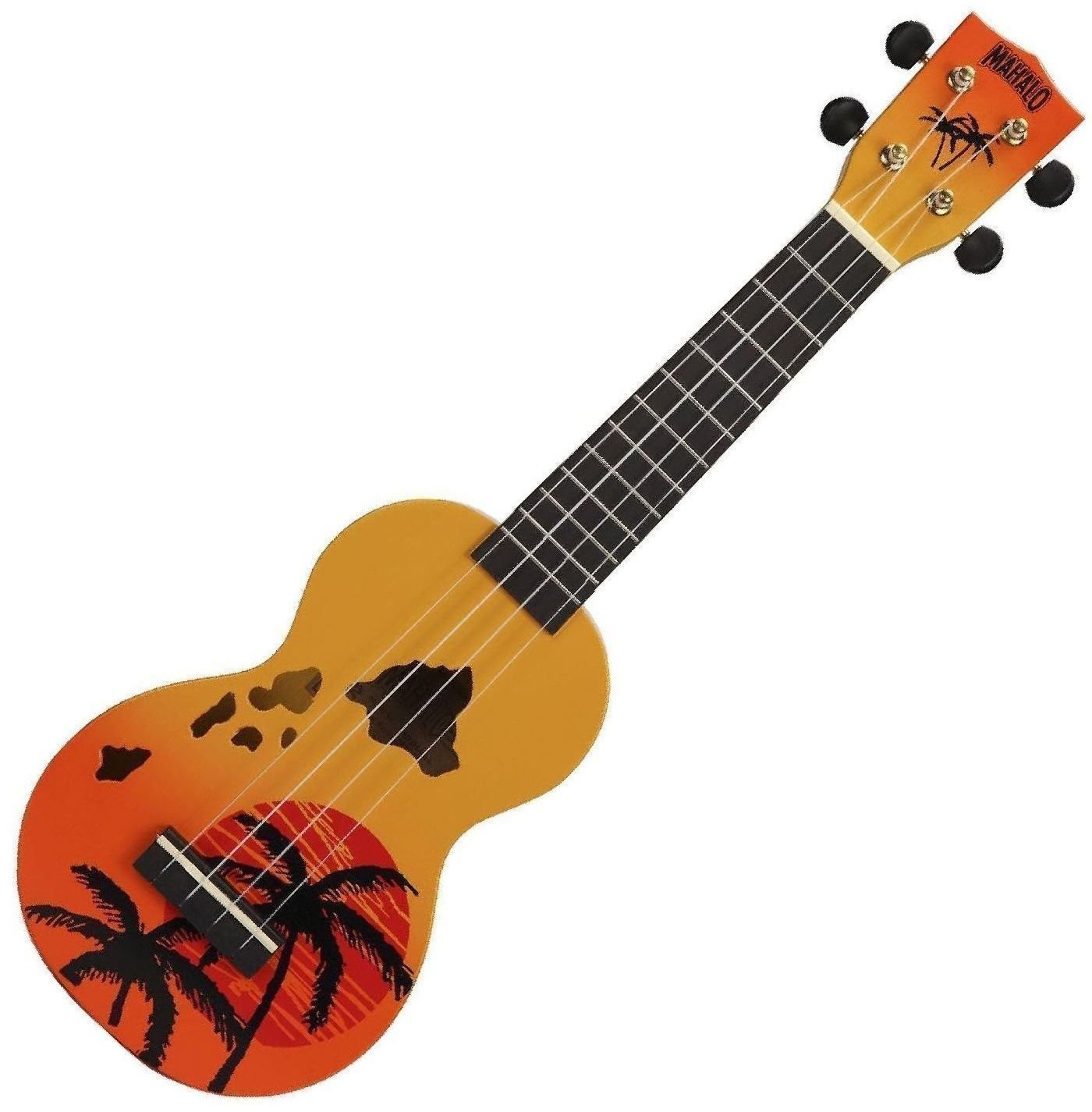 Mahalo Soprano Ukulele Hawaii Orange Burst