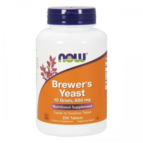 Now Foods Brewer's Yeast 650 mg/200 tabl. TT000980