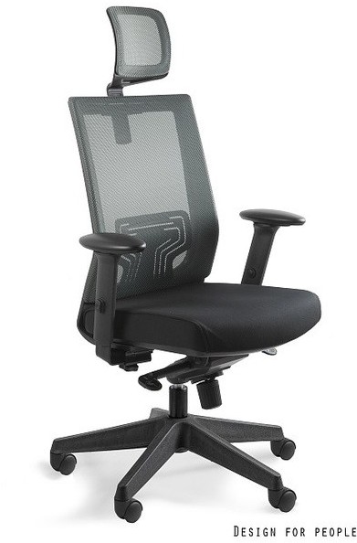 Unique Nez Fotel biurowy szary W-879K-MESH32 odbiór osobisty Kraków Warszawa 29-Innych-Miast X70W879KMESH32