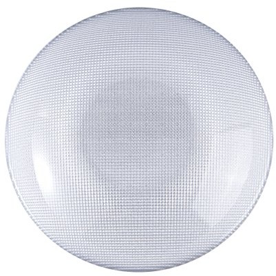 Excelsa Diamond talerz do zupy, szkło, srebrny, 20 x 20 x 5 cm 44162