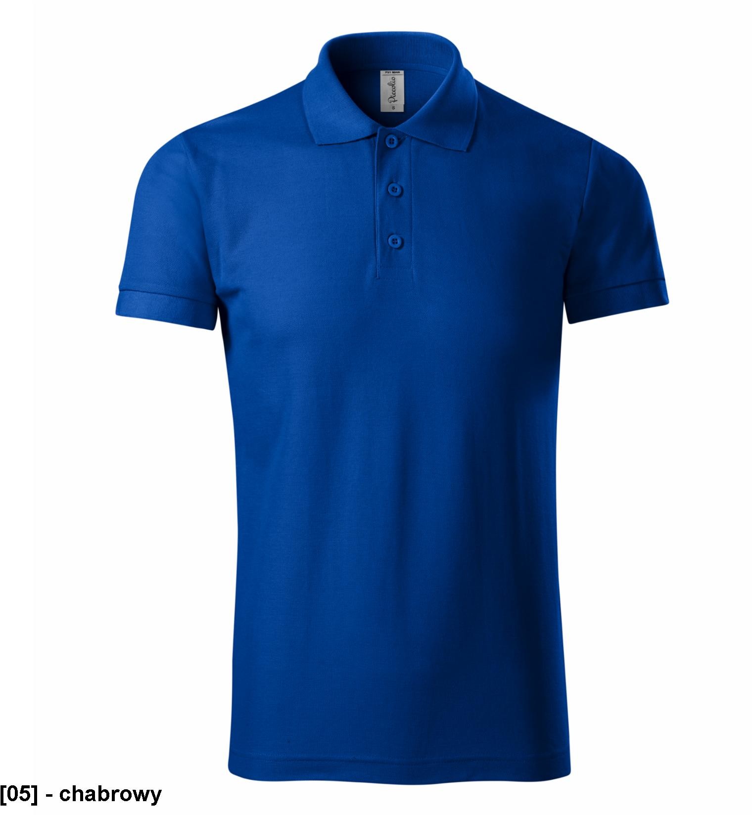 ADLER PICCOLIO Joy P21 - Koszulka polo męska, 170 g/m, 35% poliester, 65% bawełna, 9 kolorów - S-4XL Joy P21