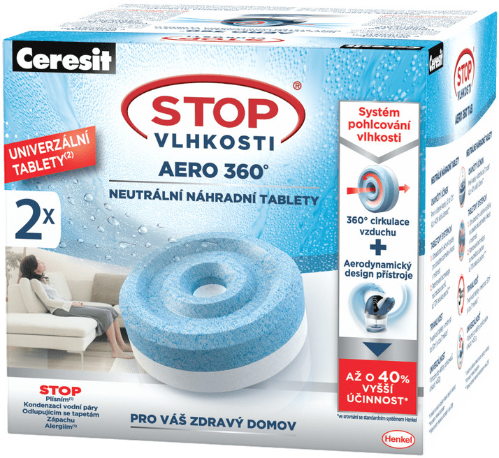Ceresit Stop wilgoci AERO tabletki 2 x 450g