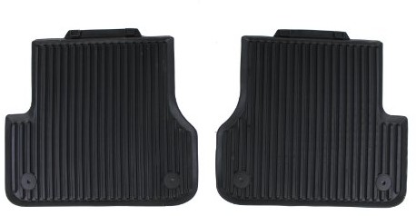 Audi 4G0 061 511 041 gumowe dywaniki samochodowe, zestaw na tył 4G0061511041