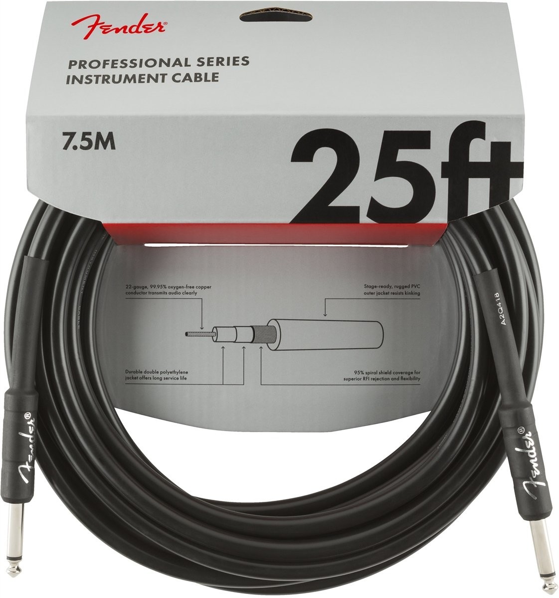 Fender 099-0820-016 Professional Series kabel 7,5 m