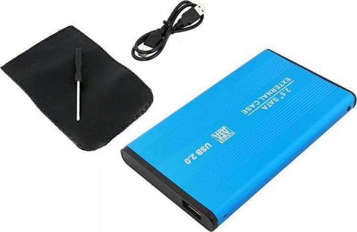Apte Apte AK88F OBUDOWA DYSKU 2,5&quot USB SATA ALU NIEBIESKA uniwersalny 4427-uniw