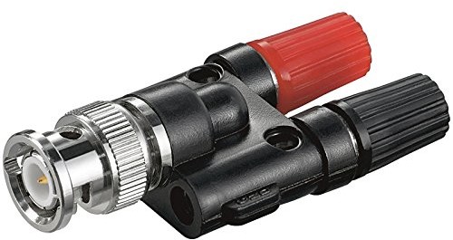 Goobay Adapter BNC-wtyk do gniazda 2 X 4 MM banan, 1 szt. 11401-GB