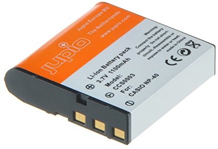 Jupio CCS0003 zestaw akcesoriów do akumulatora do Casio NP40 8717825940283