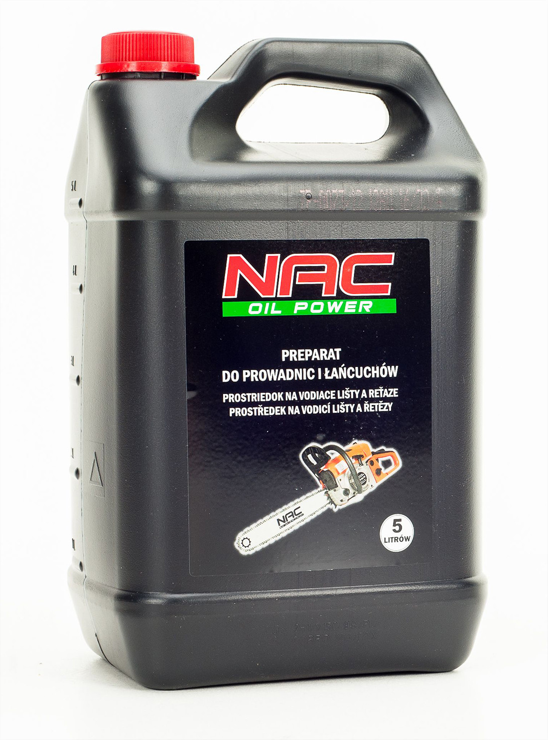 NAC Olej Do Smarowania Prowadnic I Łańcuchów 5L