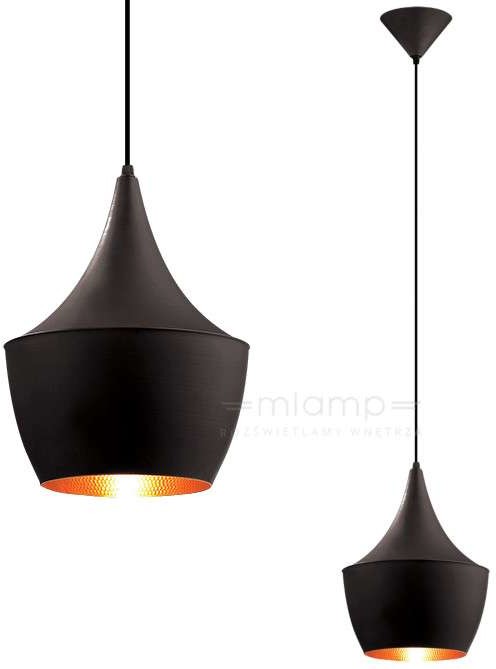 Italux MB00342C-001-02 BLACK Oprawa wisząca CZARNA