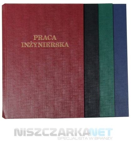 Opus O.HARD Cover classic Okładka twarda 304x212mm Praca Inżynierska