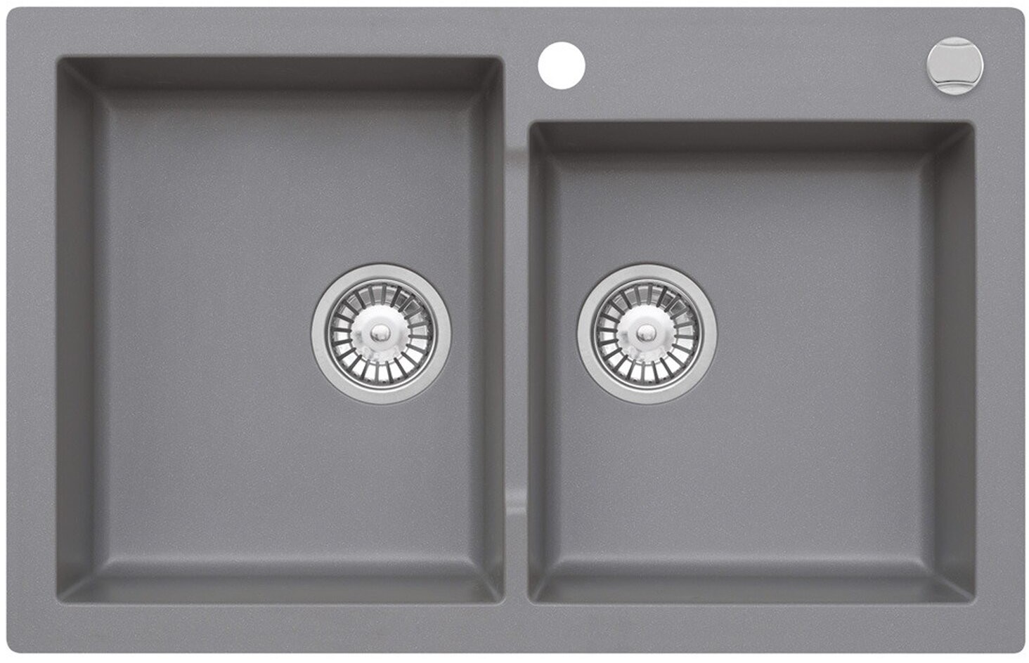 AXIS GROUP Zlew Mojito 140 2-komorowy moonlight grey