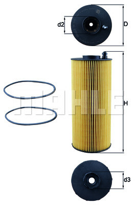 Knecht Filtr oleju OX 1059D OX 1059D