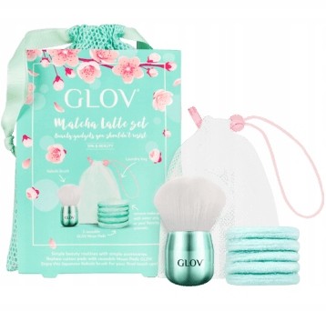 Glov Zestaw Matcha Latte Set Kabuki Glov Moon Pads