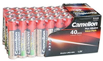 Camelion 11104003 Plus Alkaline Bateria LR03, Micro, AAA, czerwony/złoty 40. 11104003