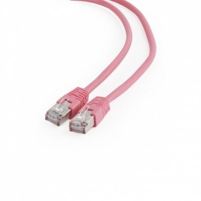Gembird Patchcord ekranowany FTP kat.6e osłonka zalewana 3M różowy PP6-3M/RO