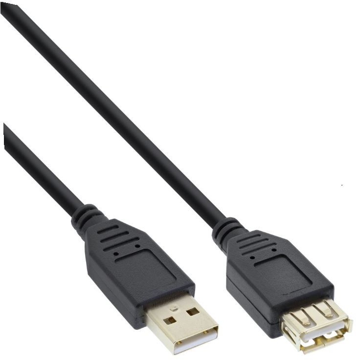 InLine Kabel USB USB A USB A M/Ż Czarny 10m 34611S