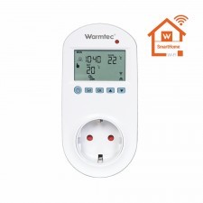 Warmtec EMULTIMAX Regulator temperatury termostat GRT-01 z Wi-Fi gniazdkowy pokojowy
