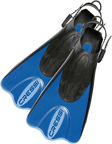 Cressi Palau SAF krótkie płetwy gumowe, Made in Italy, niebieski, M/L41/44 843607026383