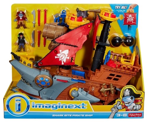 Fisher Price Fisher-Price Imx Rekin Statek Piratcki Dhh61 Wb4