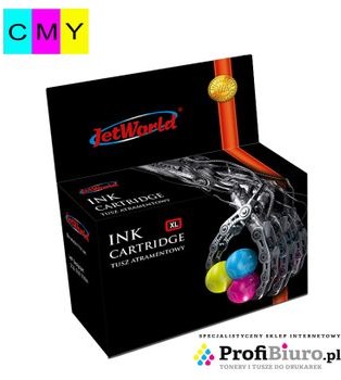 JetWorld Tusz JWI-H57CMYR Kolor do drukarki HP Zamiennik HP 57 C6657AE) [19ml] JWI-H57CMYR