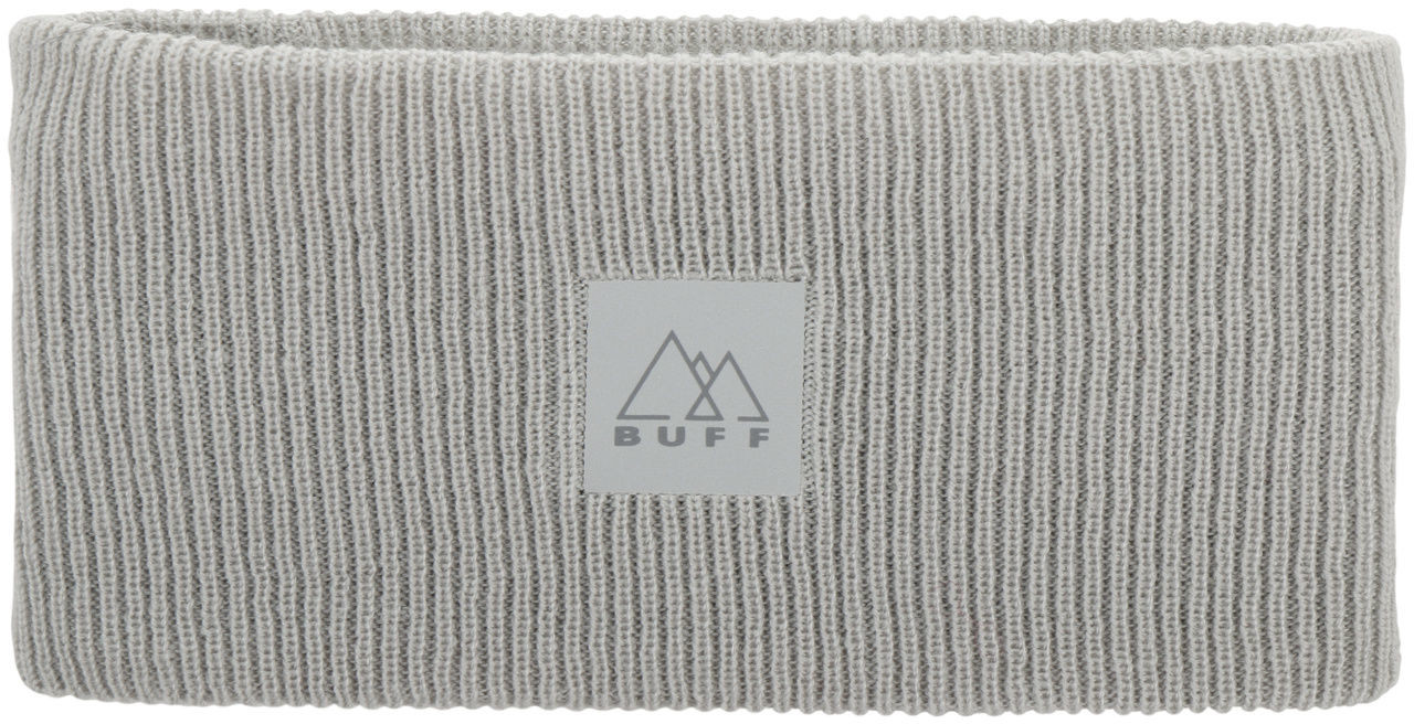 Buff Opaska na Czolo Crossknit Solid by jasnoszary, One Size