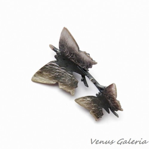 Broszka - Butterfly II gray 1016