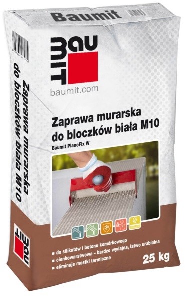 Baumit Zaprawa do silikatów i bloczków biała 25 kg 5907534265774