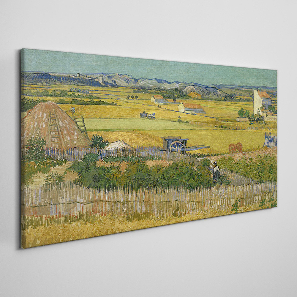 PL Coloray Obraz na Płótnie Harvest Van Gogh 100x50cm