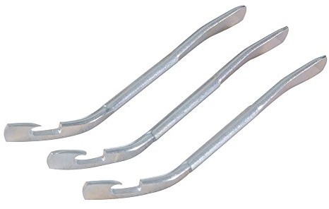 Silverline 893867 łyżka do opon metalowy, 3-częściowy zestaw 110 MM 893867