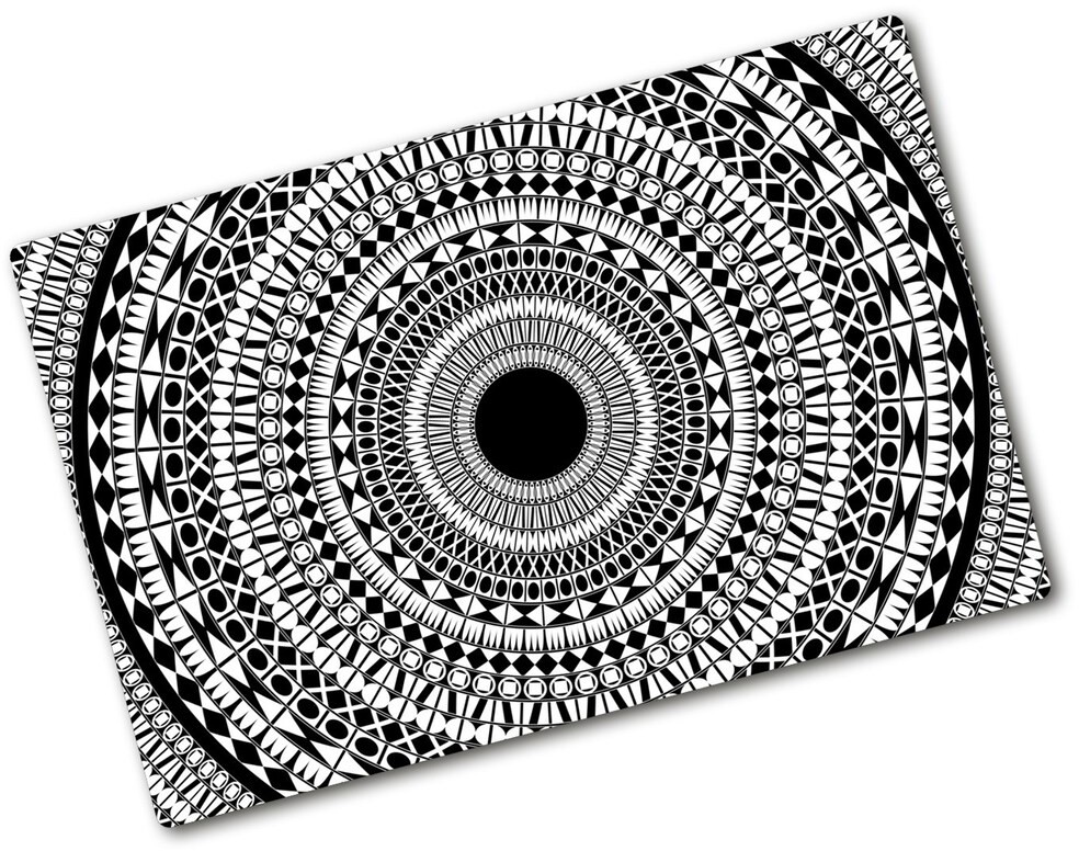 Deska kuchenna szklana Ornamenty okrąg