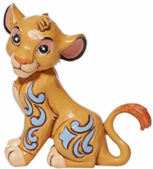 Disney Enesco Enesco Traditions Simba Król Lew Mini Figurka 6009001 7,5 cm wys. x 4,4 cm szer. x 5,7 cm dł., wielokolorowa 6009001
