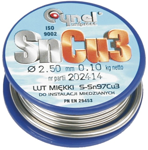 Cynel Spoiwo lutownicze 97% Sn / 2 5 mm 100 g