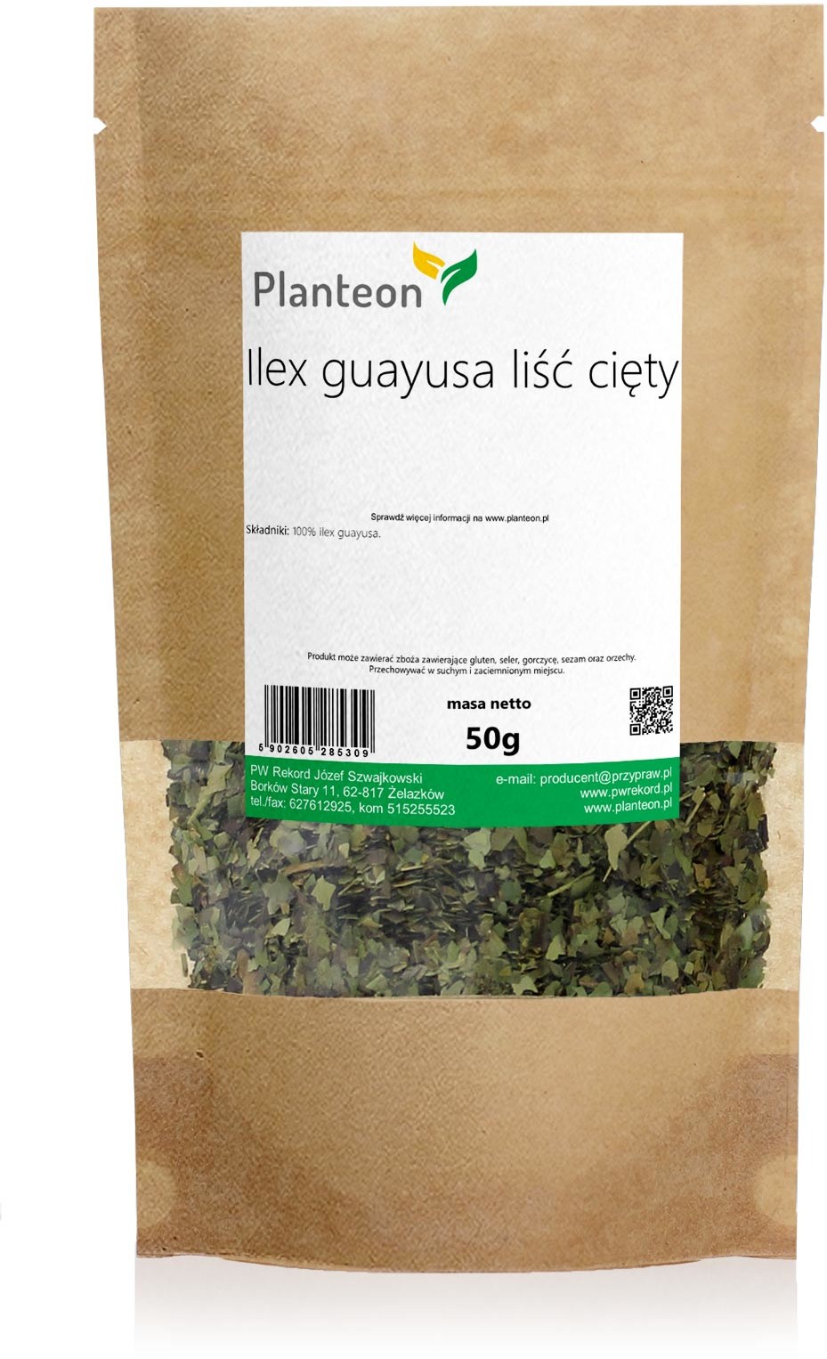 Planteon Ilex guayusa liść cięty 50g 2-0626-01-3