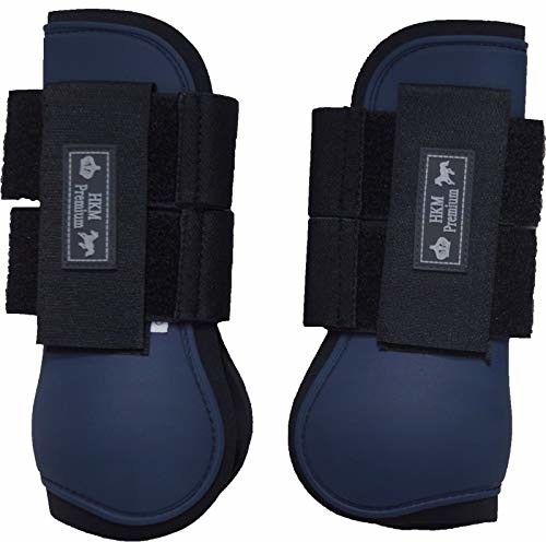 HKM SPORTS EQUIPMENT Premium ochraniacze ciemnoniebieskie/czarne, One Size 7333-6991-0621