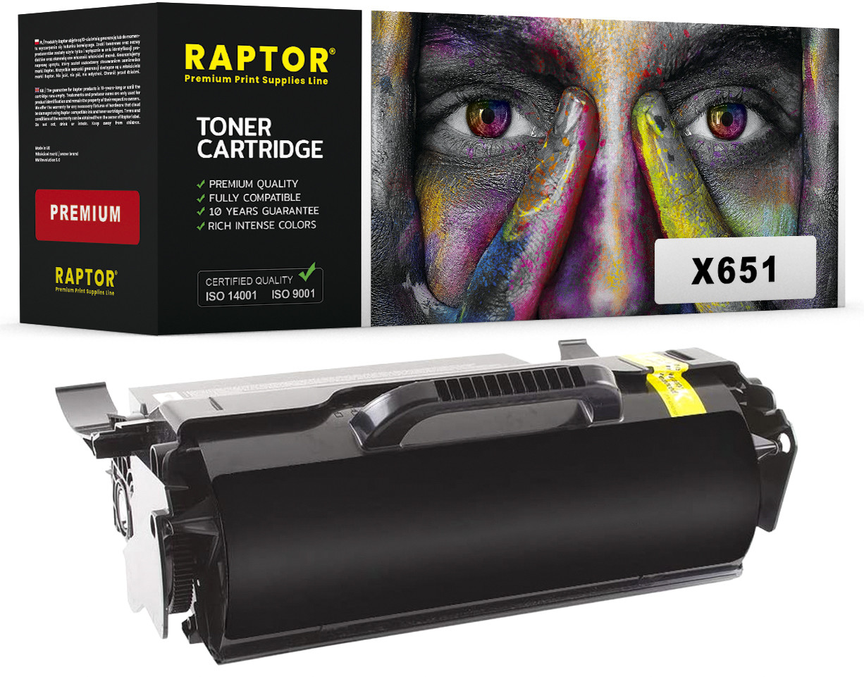 Toner Do Lexmark X650 X651 X652 X654 X656 X658 XL