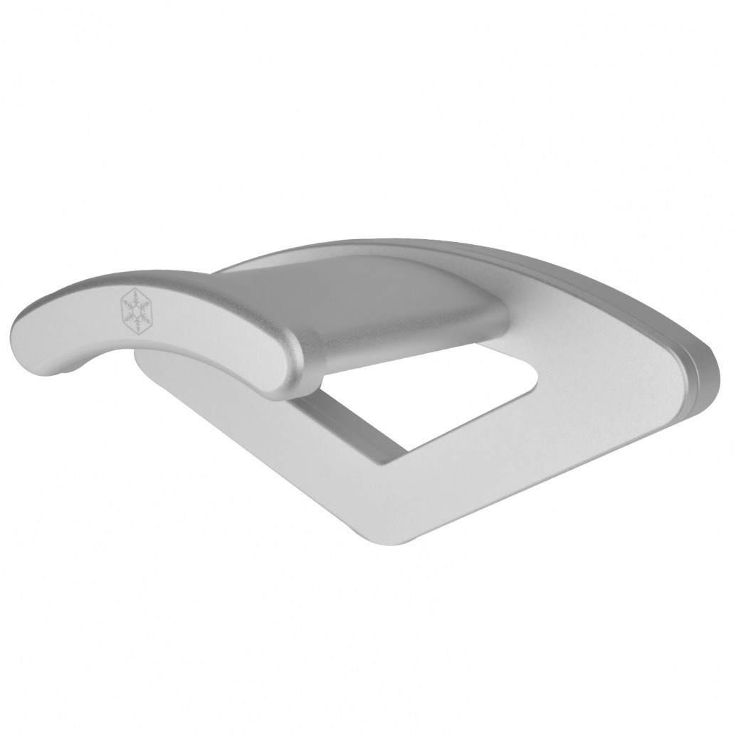 SilverStone EBA02S SST-EBA02S Premium naścienny stojak na słuchawki aluminiowy srebny 75012