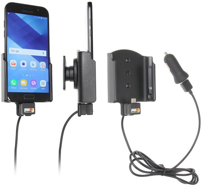 Brodit AB Uchwyt aktywny z kablem USB do Samsung Galaxy A5 (2017) 521945