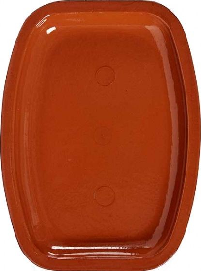 Vessia naczynie żaroodporne 35 x 26 x 3,5 cm glina terakota twm_1001973