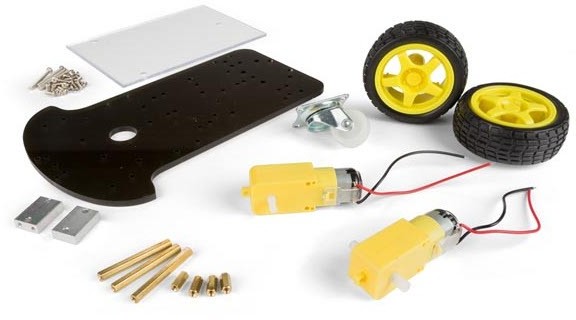 Velleman VMA500 2WD - 2-kołowe podwozie robota z napędem VEL-11605