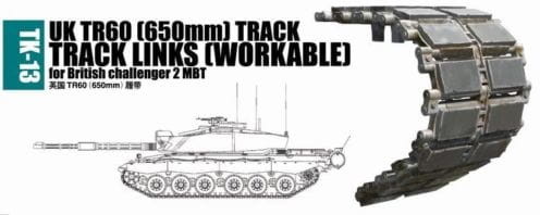 Trumpeter UK TR60 (650mm) track for British challenger 2 MBT 02043