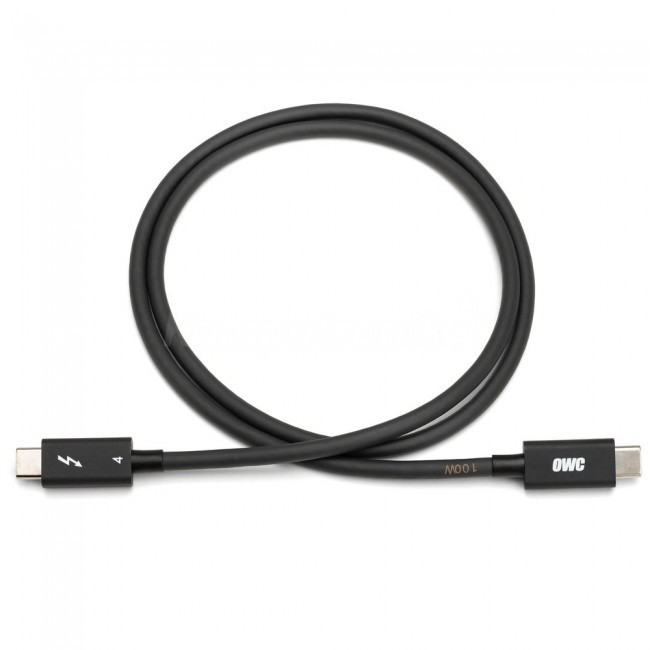 OWC Thunderbolt 4 0.8m czarny  OWCCBLTB4C0.8M