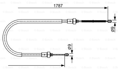 BOSCH Linka hamulcowa, 1 987 482 410 - Bezpłatny zwrot do 30 dni, największy wybór produktów. 1987482410